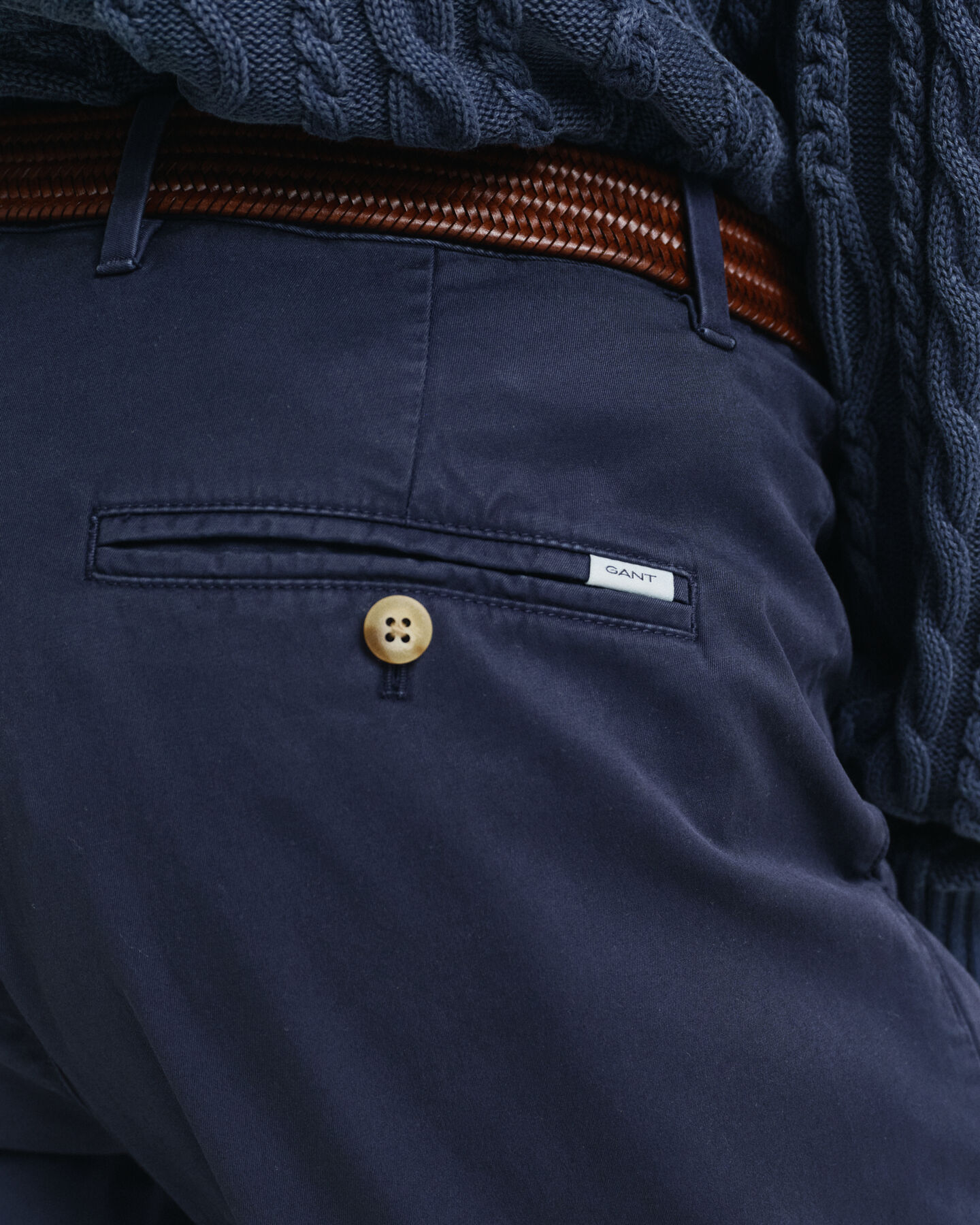 Slim Fit Sunfaded Chinos