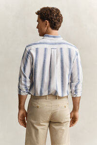 Striped Linen Blend Shirt