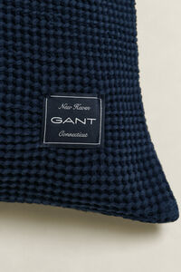 Waffle Textured Cotton Cushion