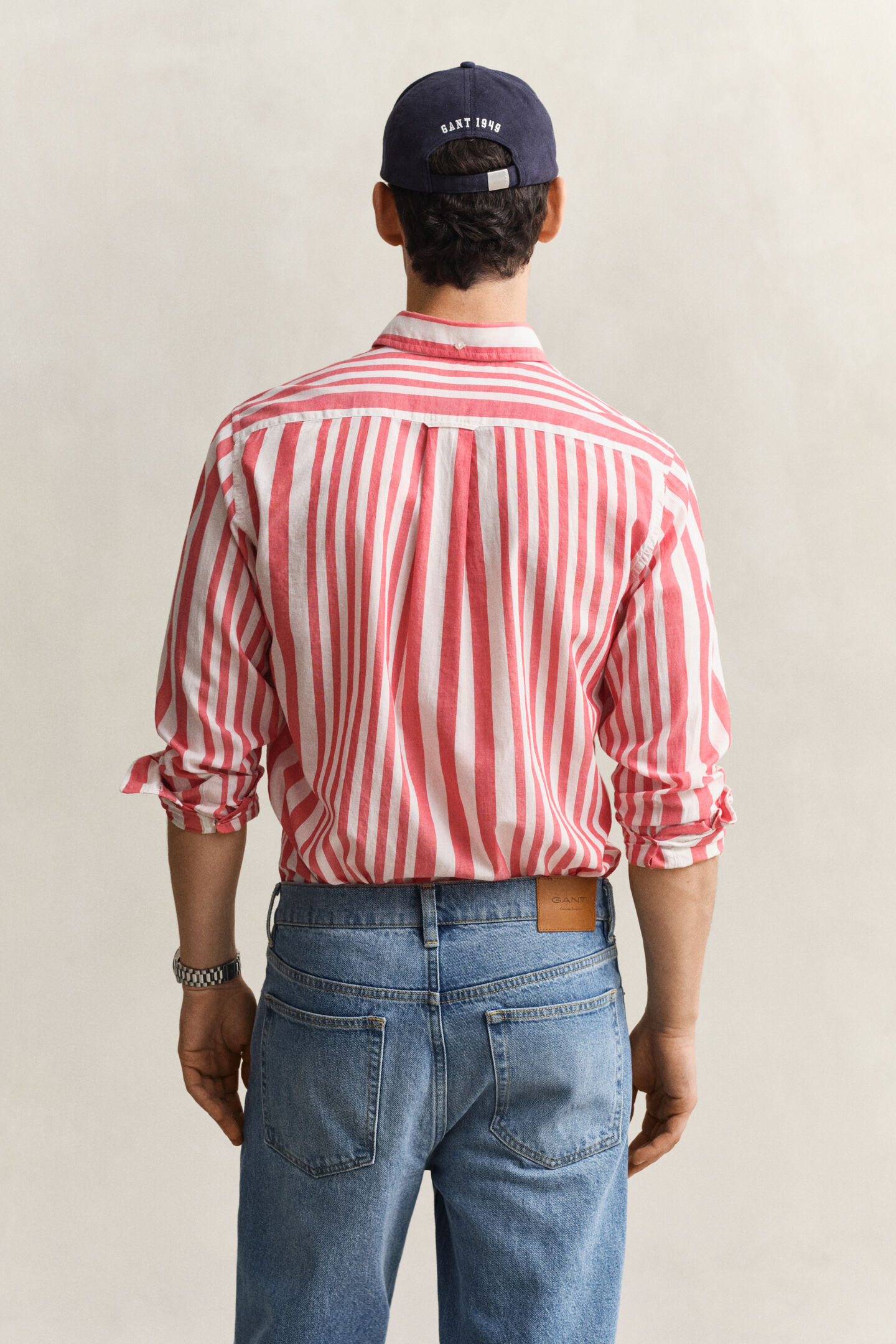 Striped Cotton Voile Shirt