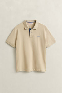 Contrast Piqu&eacute; Polo Shirt