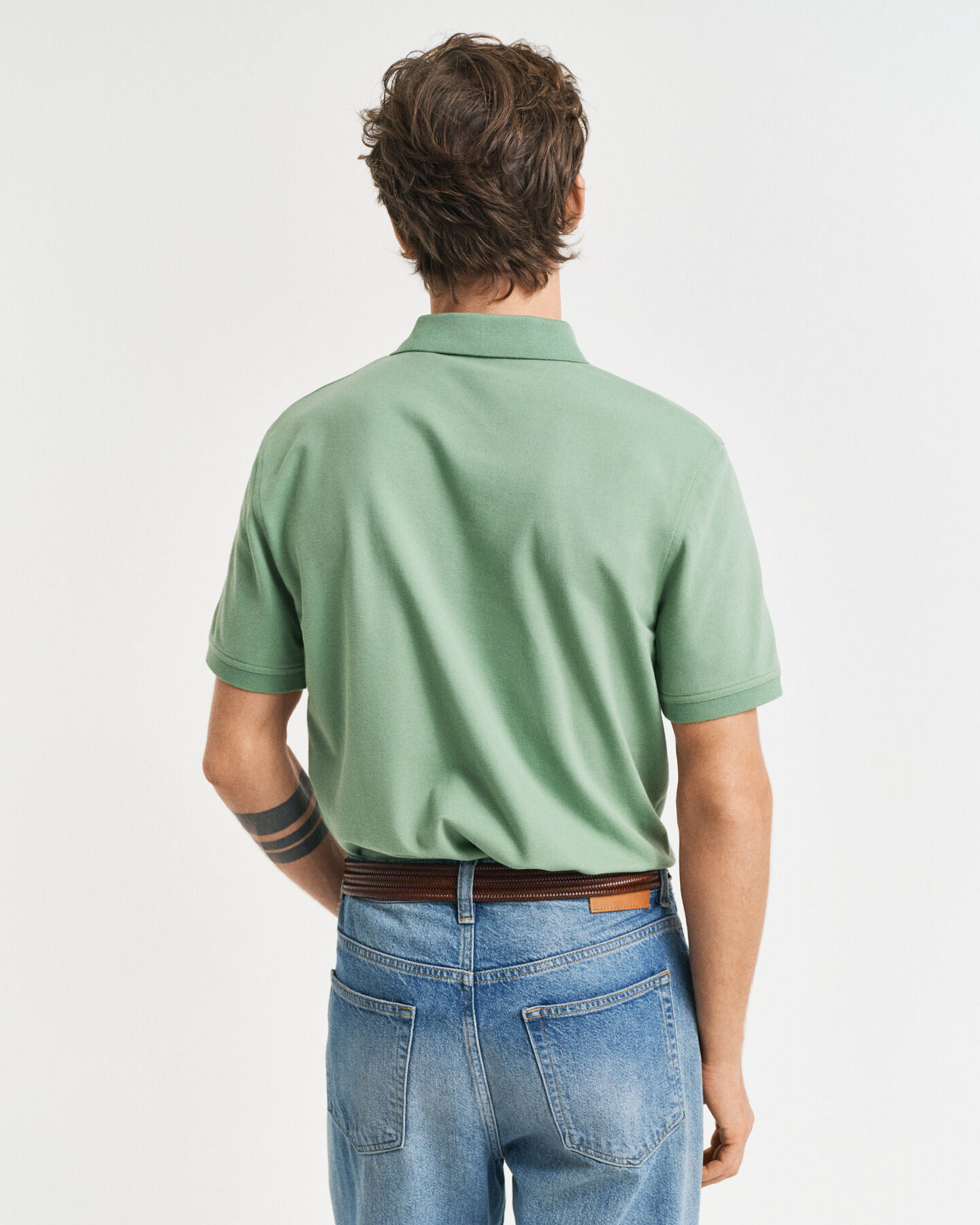 Contrast Piqué Polo Shirt