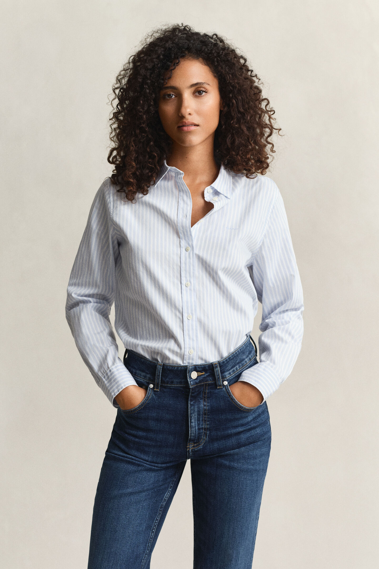 Regular Fit Classic Striped Poplin Shirt
