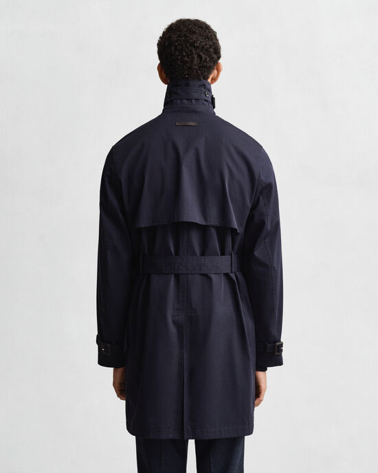 Cotton Blend Trench Coat