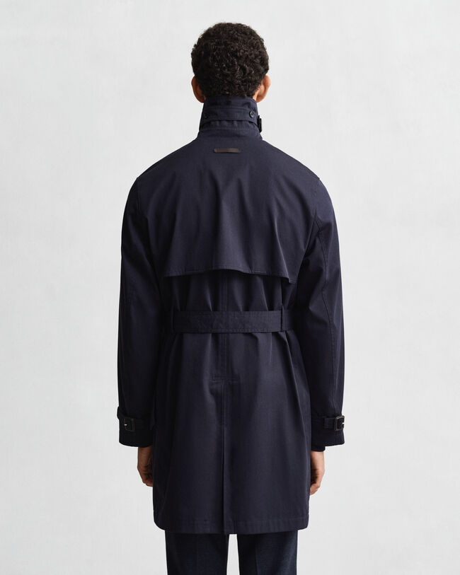 Cotton Blend Trench Coat