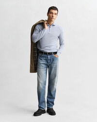 Extra Fine Merino Wool Half-Zip Sweater