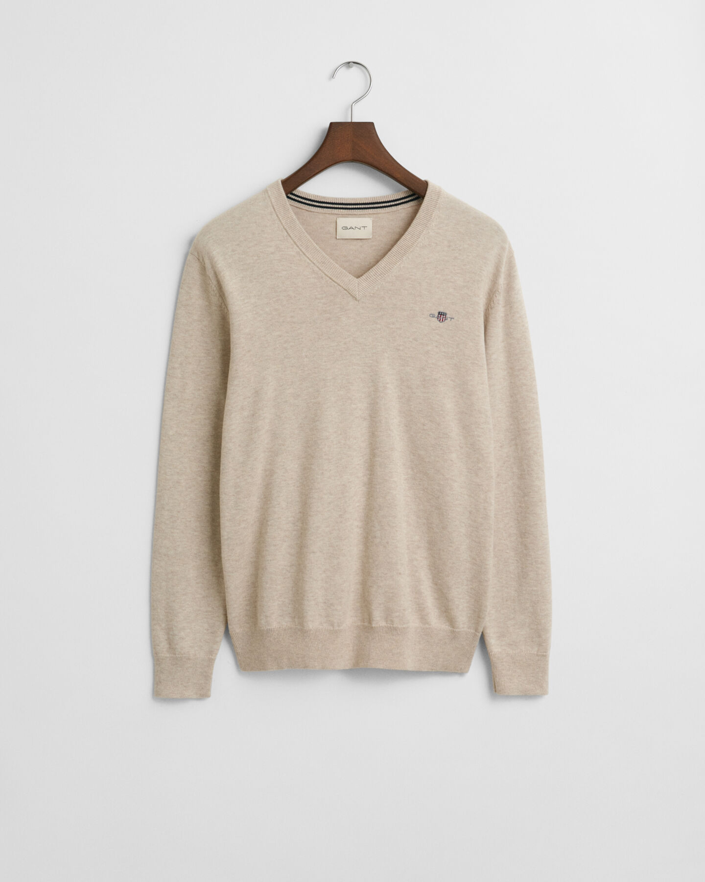 Classic Cotton V-Neck Sweater