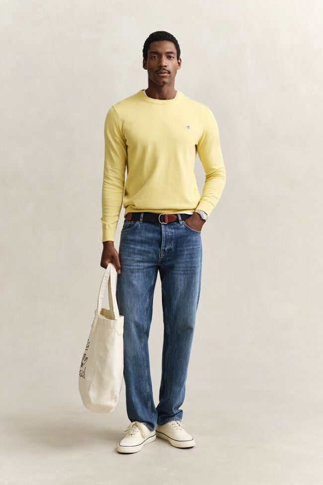 Cotton Crew Neck Sweater