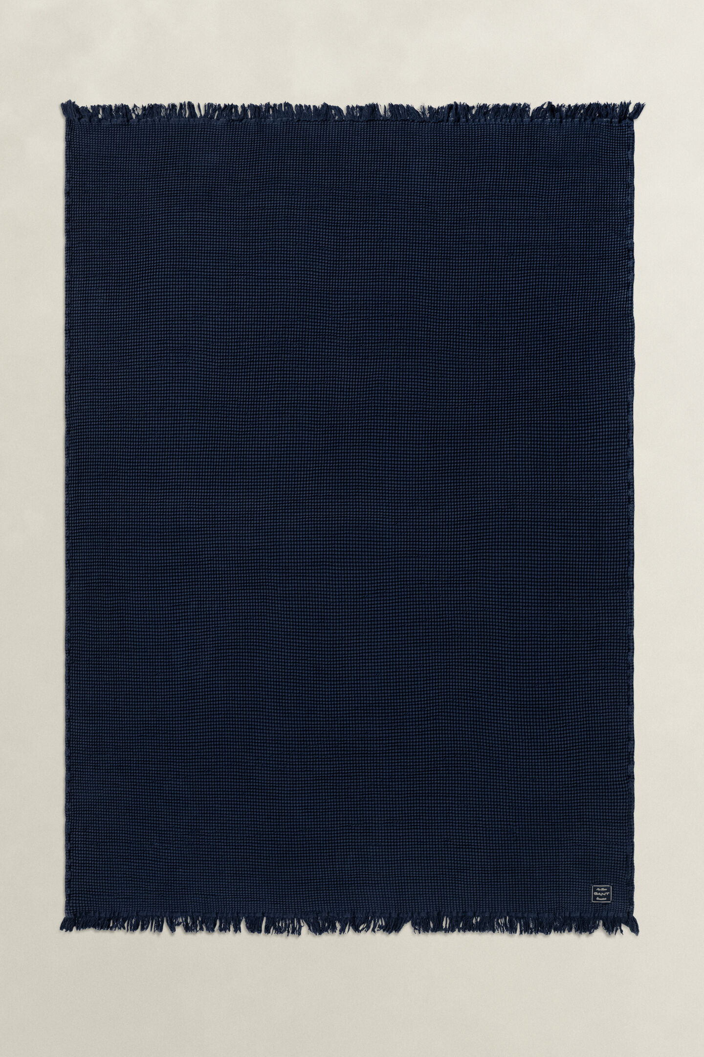 Waffle Textured Cotton Throw