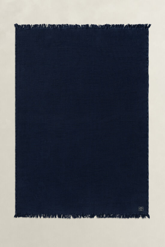 Waffle Textured Cotton Throw