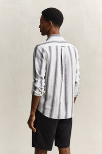 Striped Linen Blend Shirt