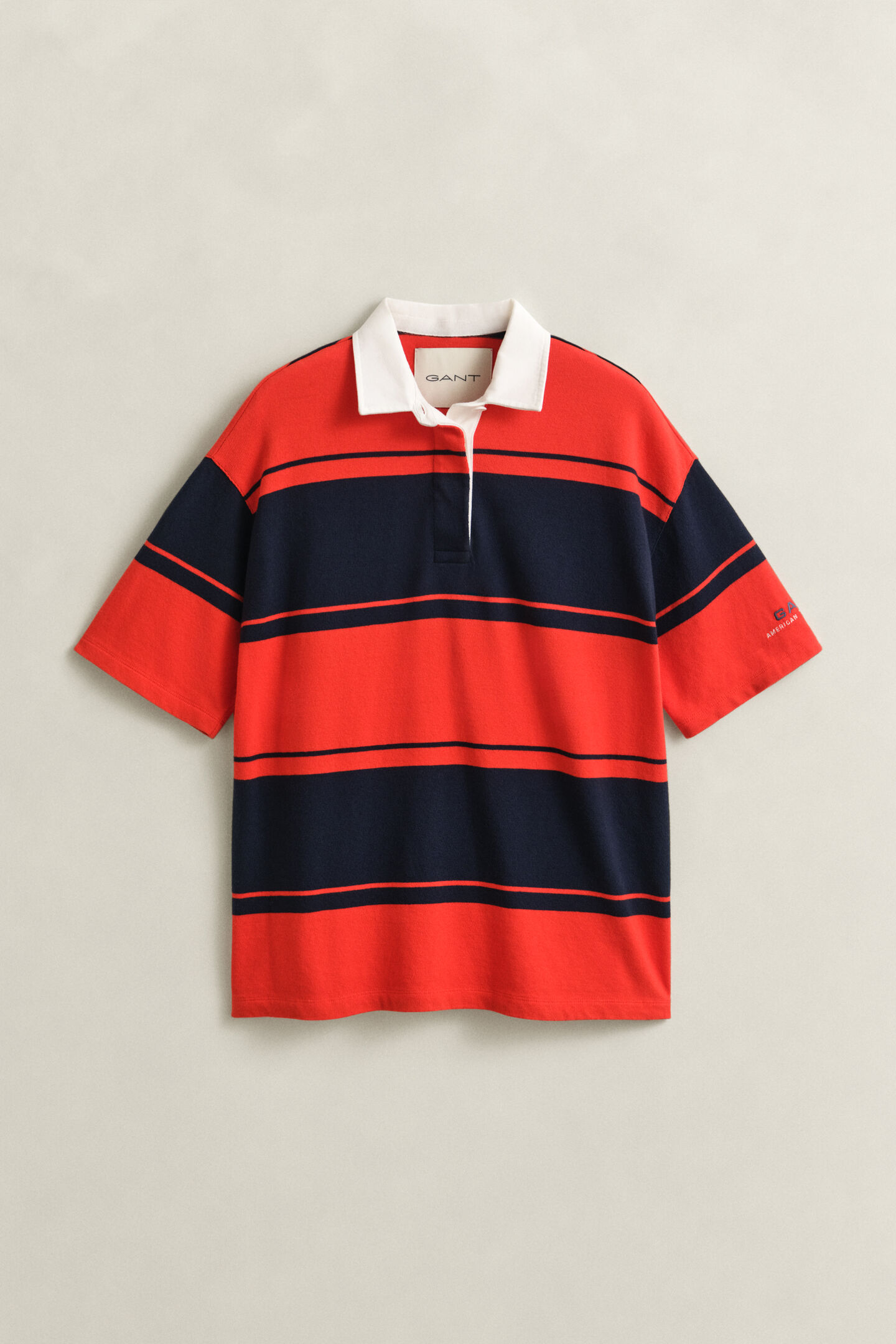 Barstriped Short Sleeve Heavy Rugger