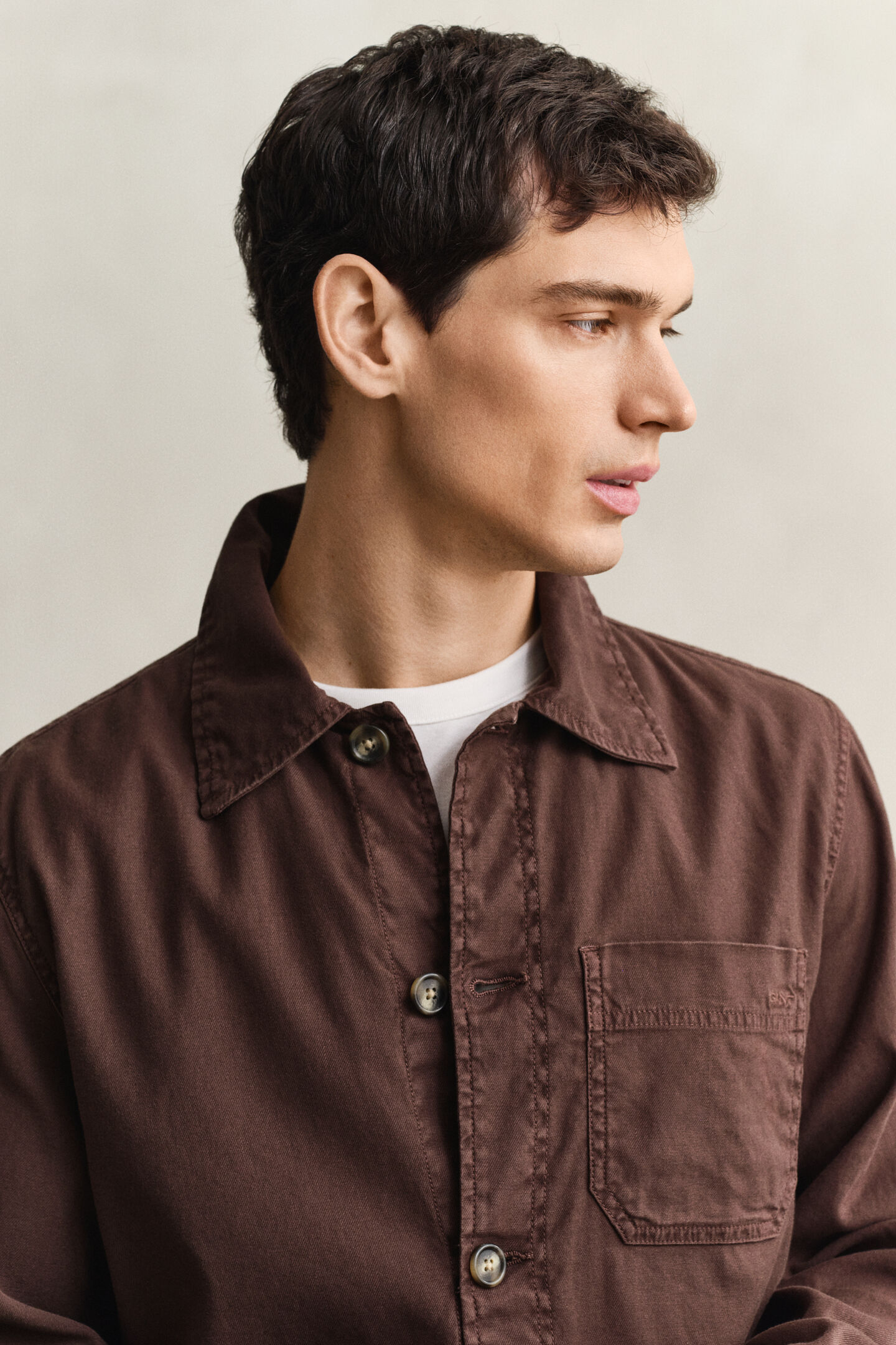 Linen Blend Overshirt