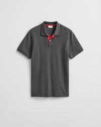 Contrast Piqué Polo Shirt