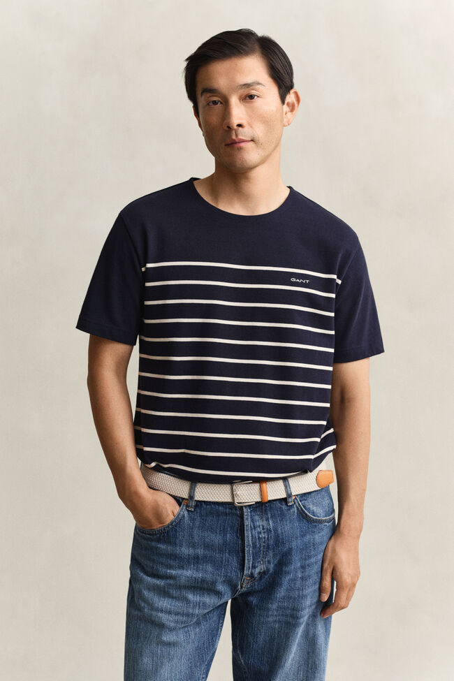 Placed Stripe T-Shirt