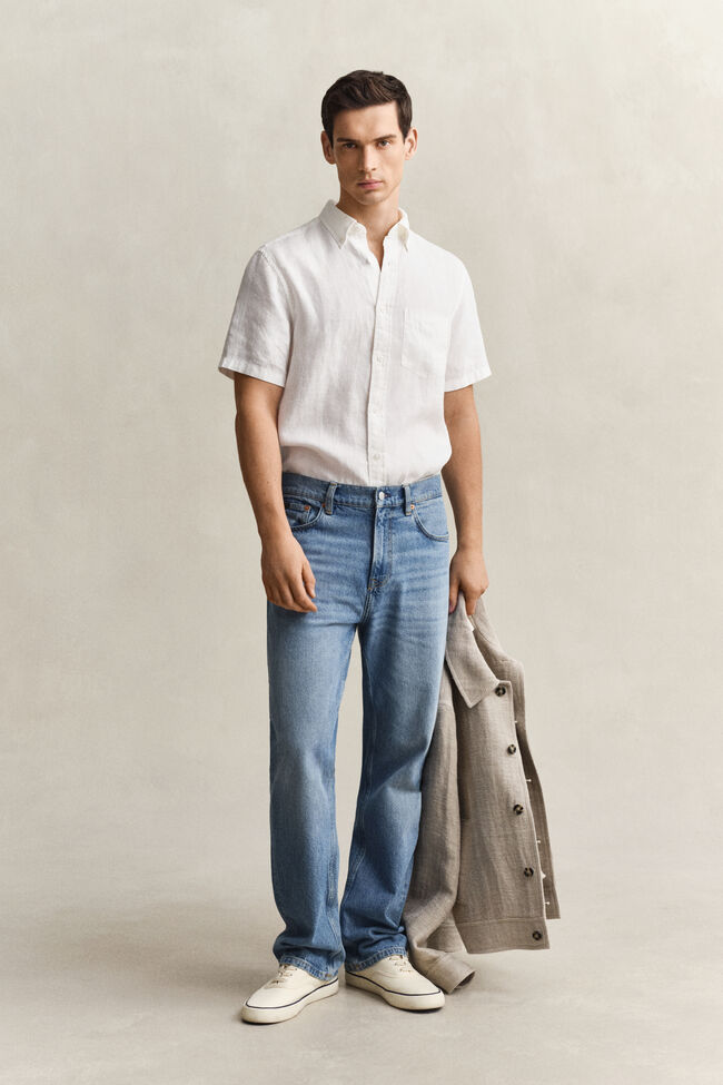 Short Sleeve Linen Shirt