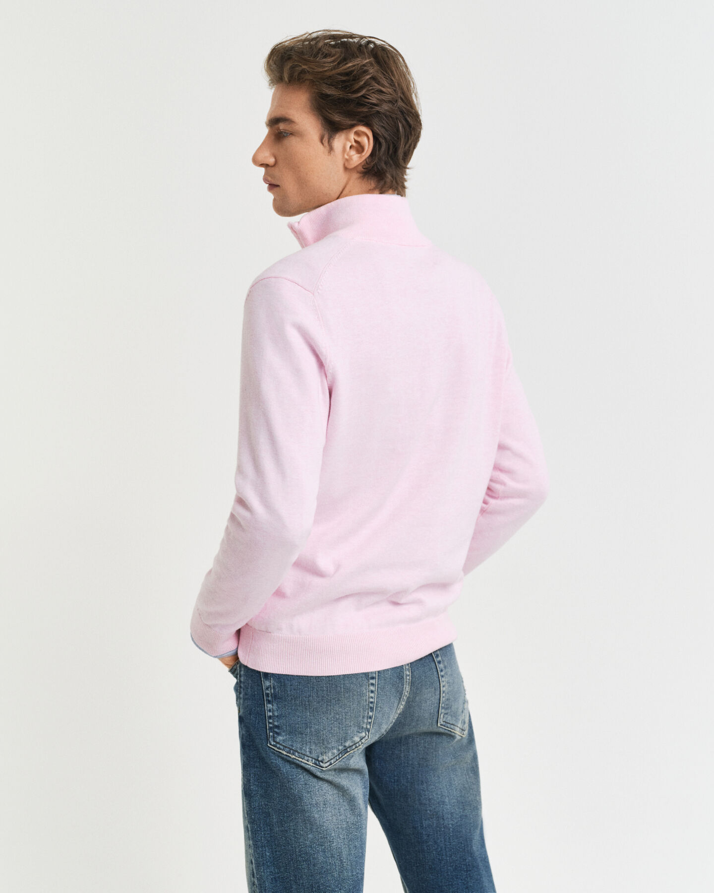 Classic Cotton Half-Zip Sweater