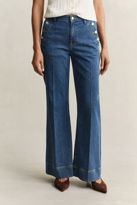 Nautical Flared Jeans