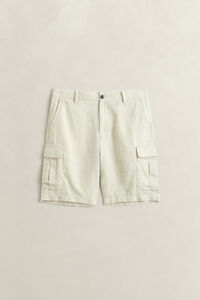 Linen Cargo Shorts