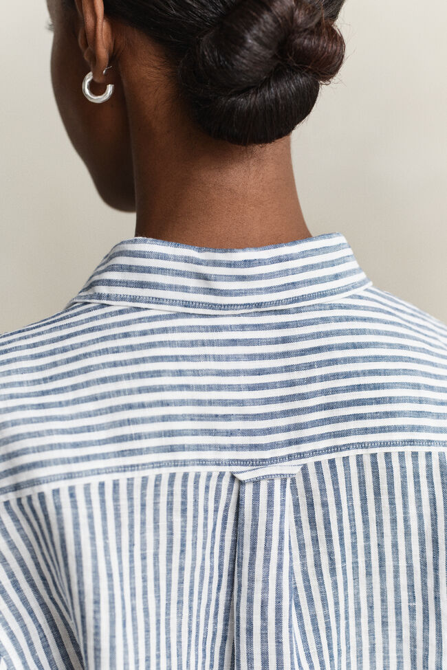 Regular Fit Striped Linen Shirt