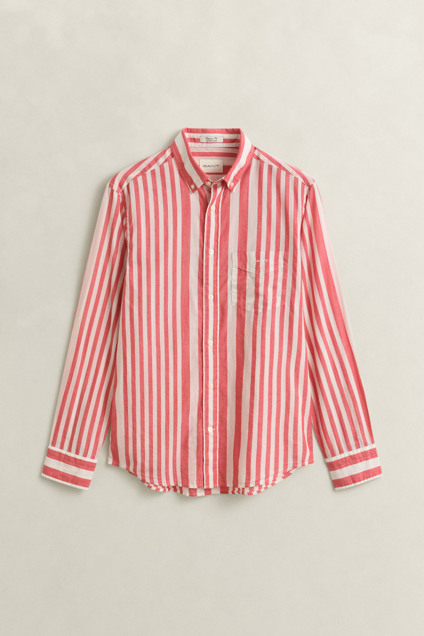 Striped Cotton Voile Shirt