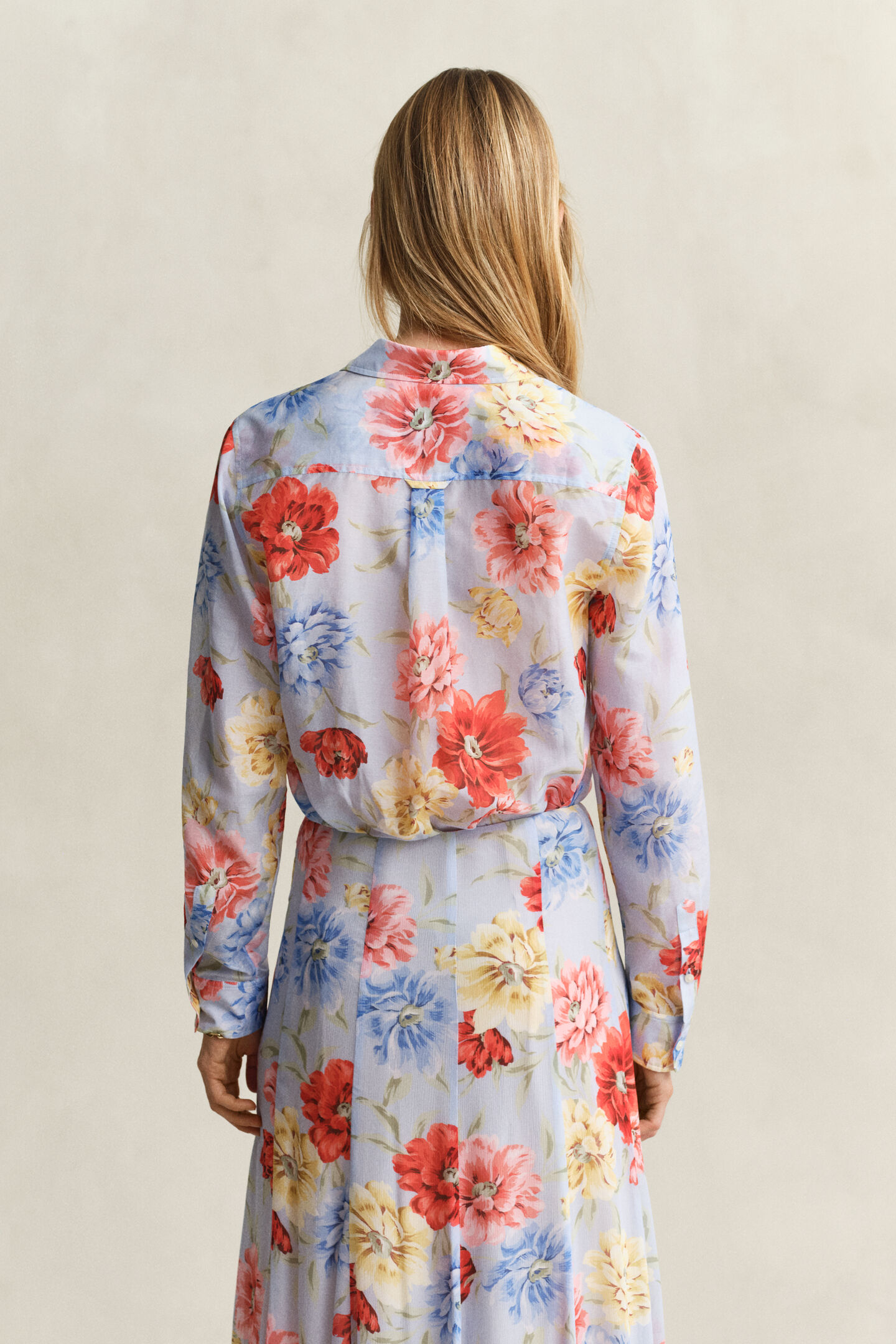 Floral Cotton Silk Shirt