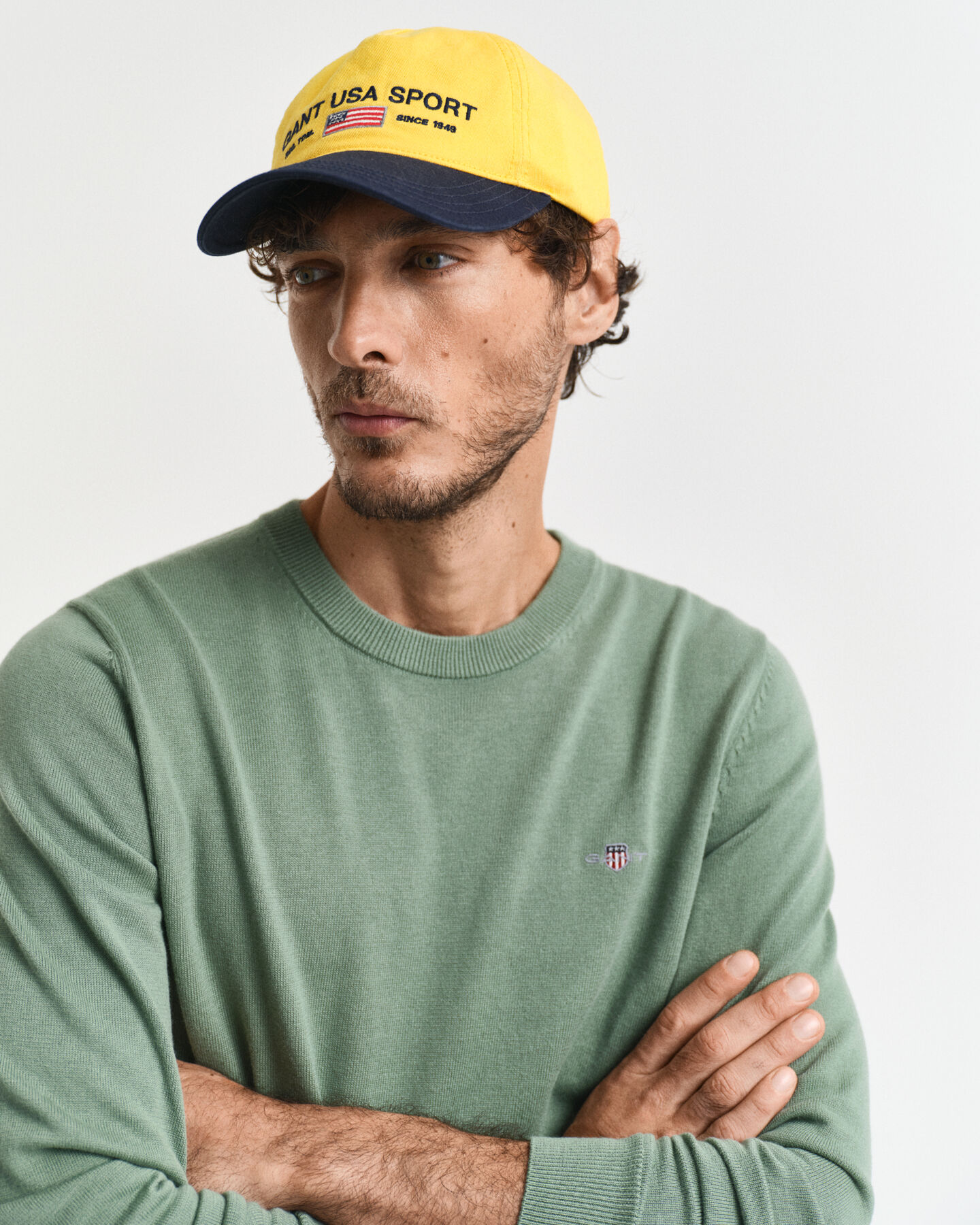 Classic Cotton Crew Neck Sweater