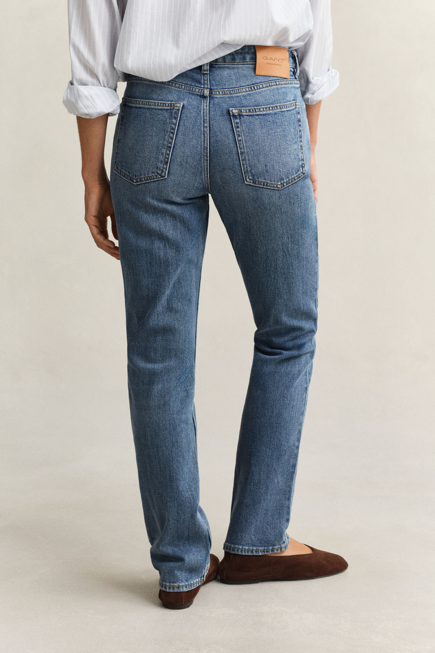 Straight Leg Stretch Jeans