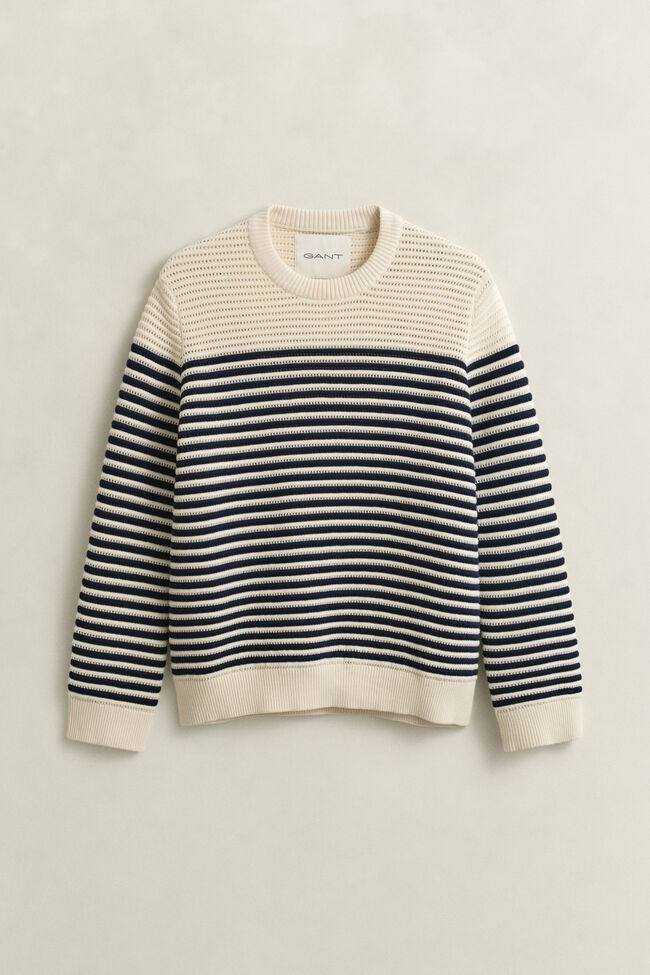 Striped Crew Neck Sweater