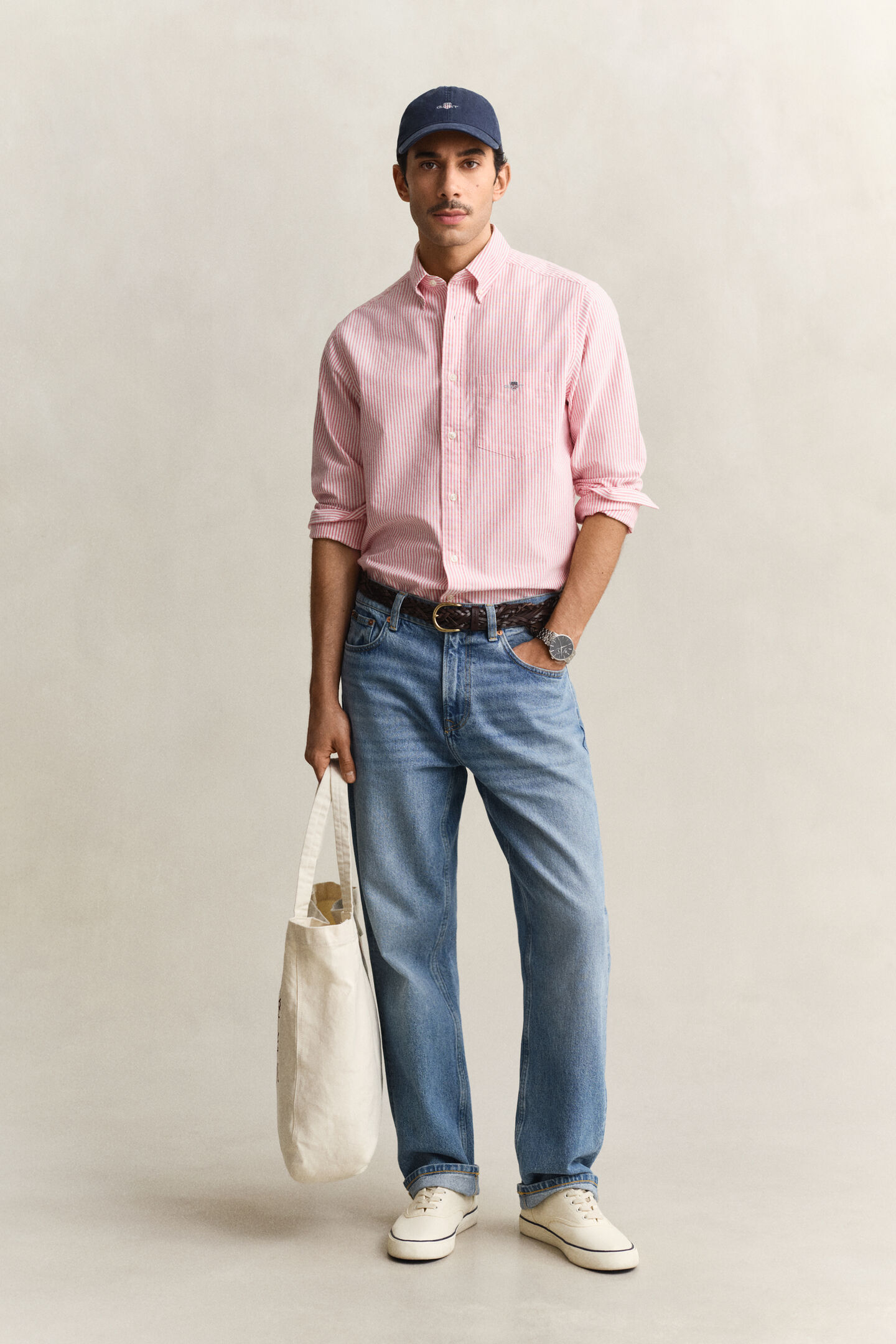 Banker Stripe Classic Oxford Shirt