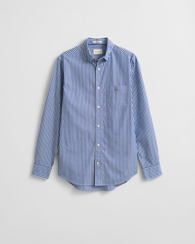 Regular Fit Classic Striped Poplin Shirt
