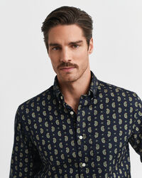Regular Fit Paisley Printed Twill Shirt