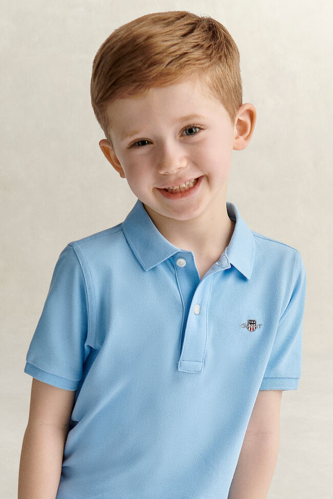 Kids Shield Piqu&eacute; Polo Shirt