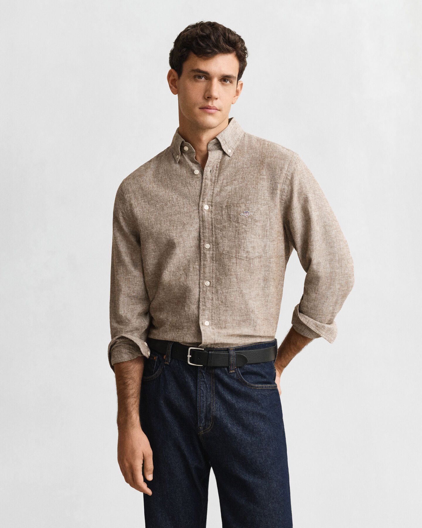 Regular Fit Cotton Linen Shirt