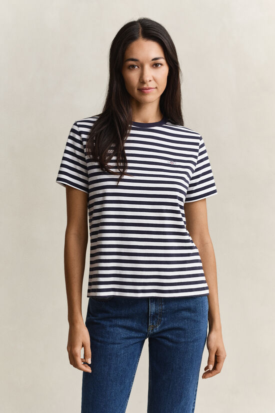 Striped Shield T-Shirt