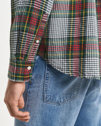 Relaxed Fit Lightweight Checked Twill Shirt