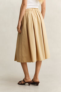 Poplin Midi Skirt