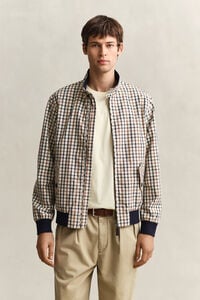 Cotton Blend Harrington Jacket