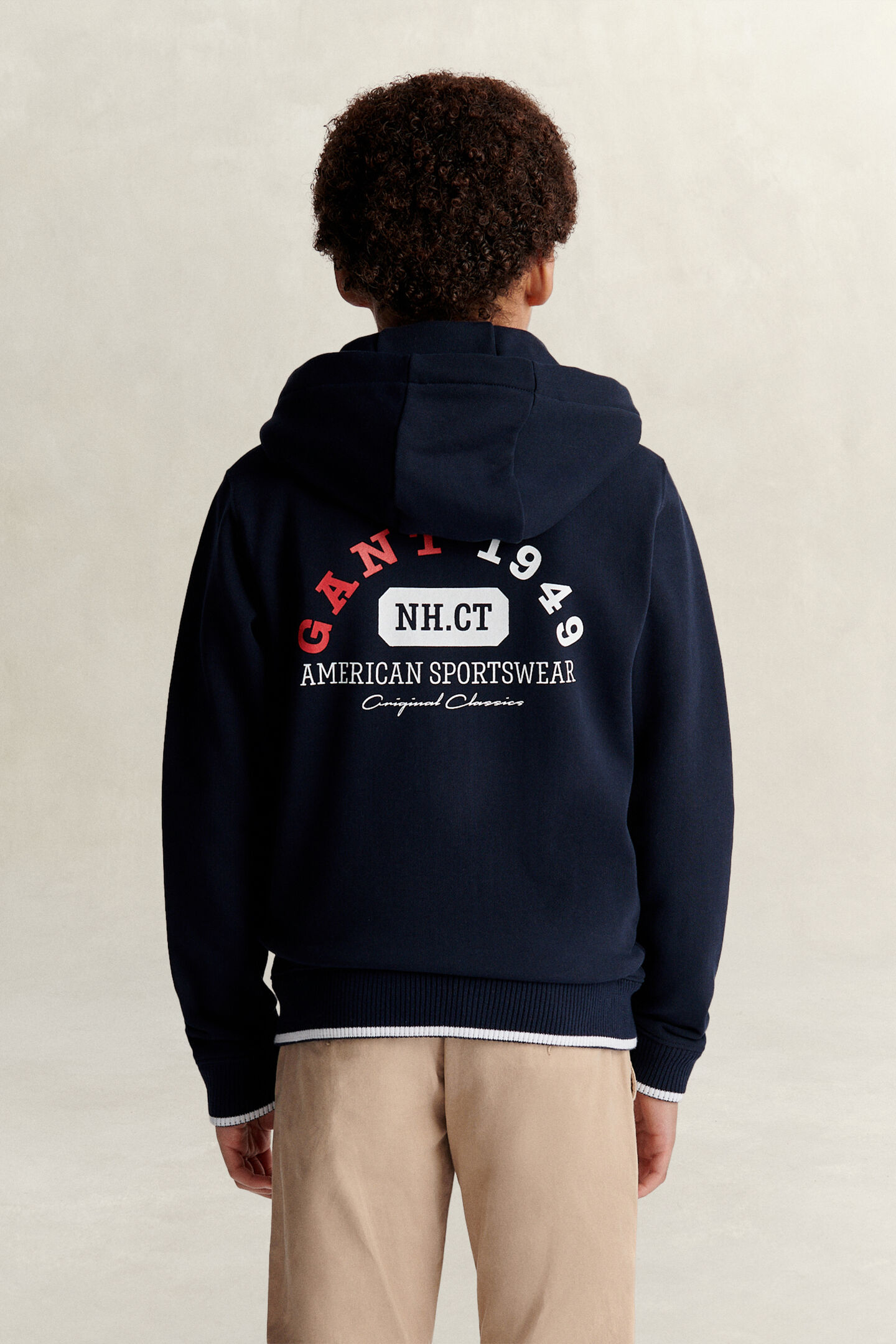 Teen Boys Graphic Zip Hoodie