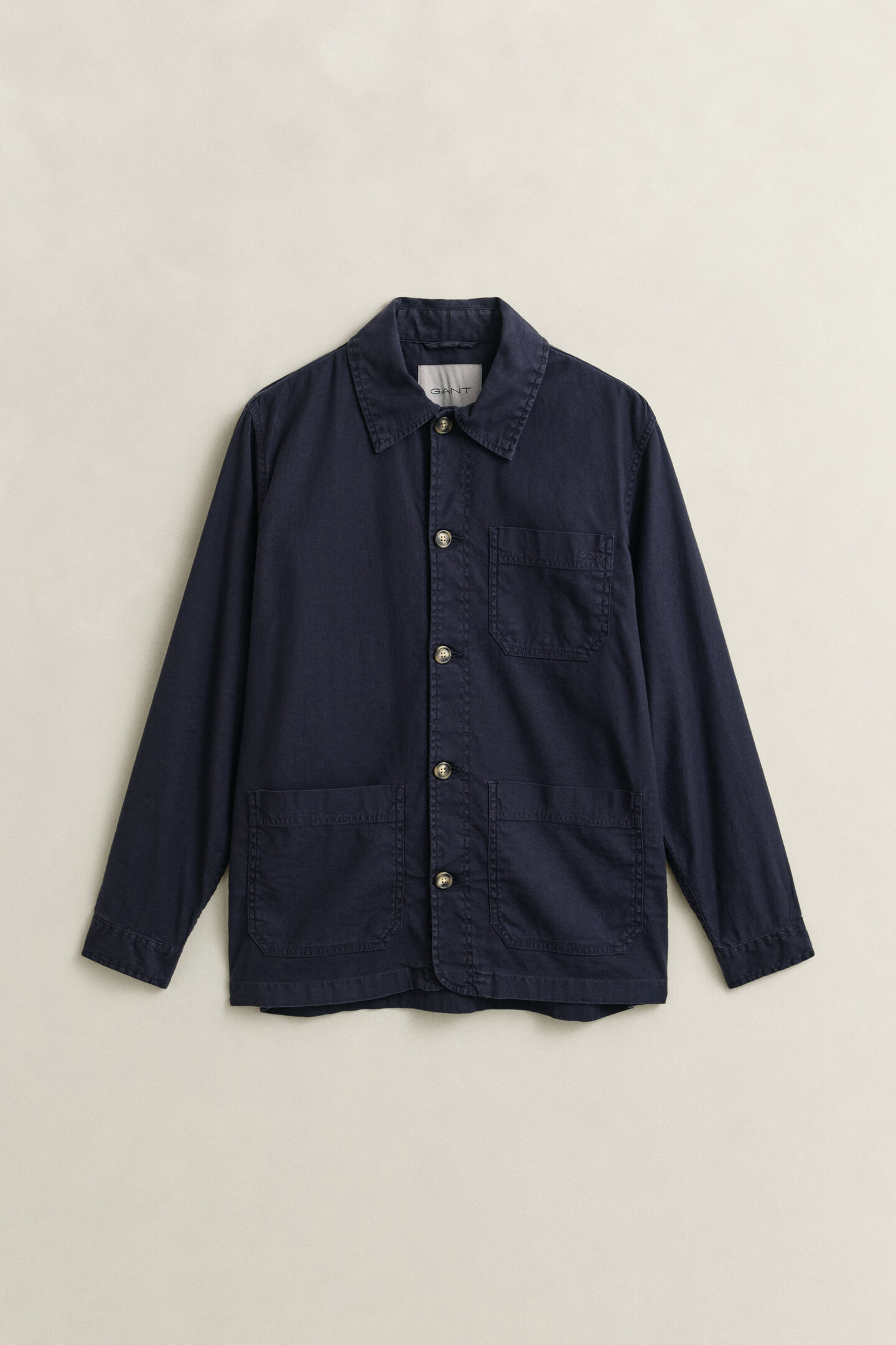 Linen Blend Overshirt
