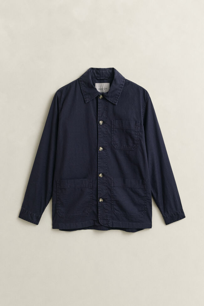 Linen Blend Overshirt