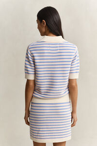 Multistriped Textured Top