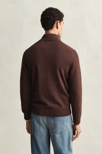 Casual Cotton Half-Zip Sweater