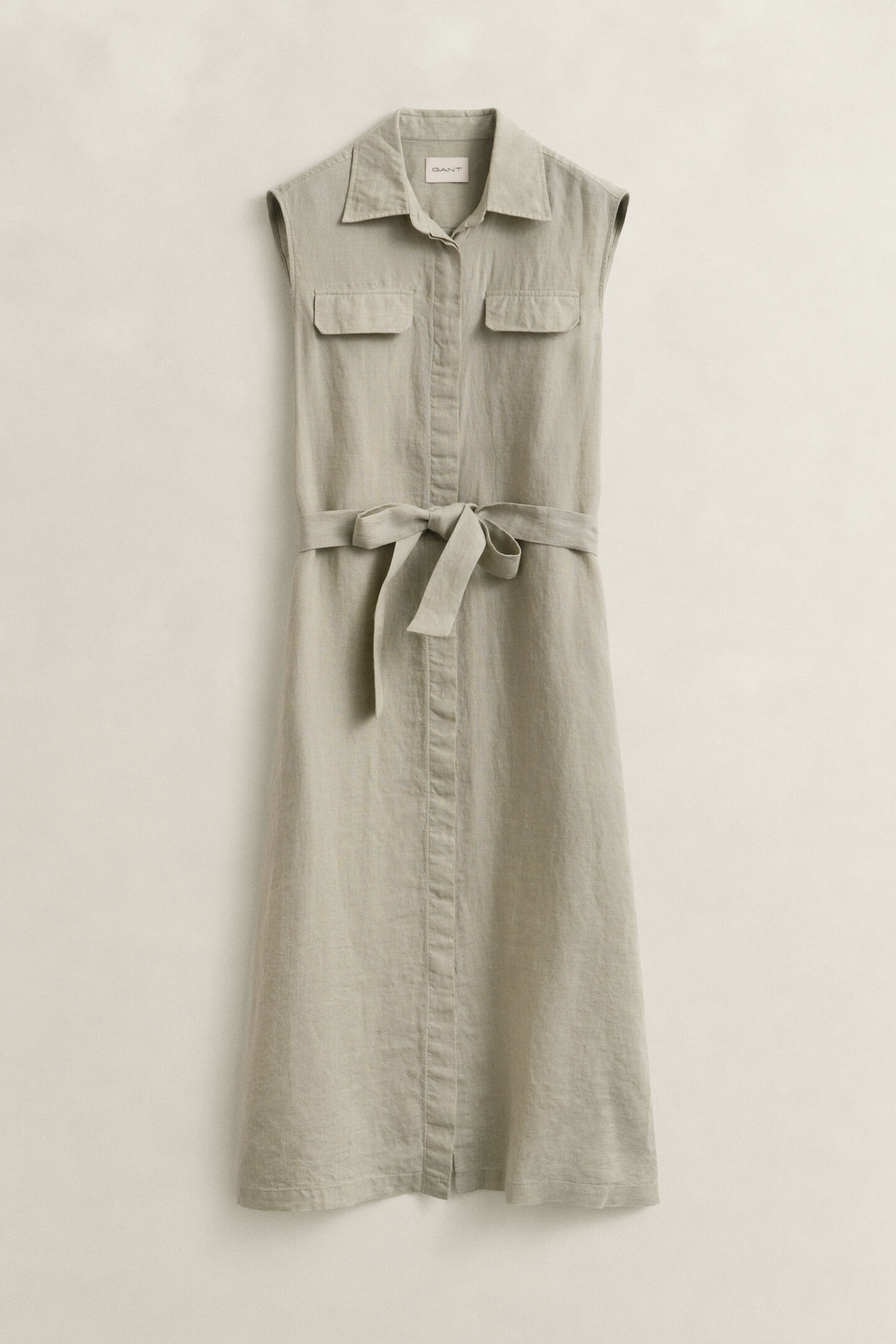 Sleeveless Linen Dress