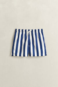 Block Striped Swim Shorts