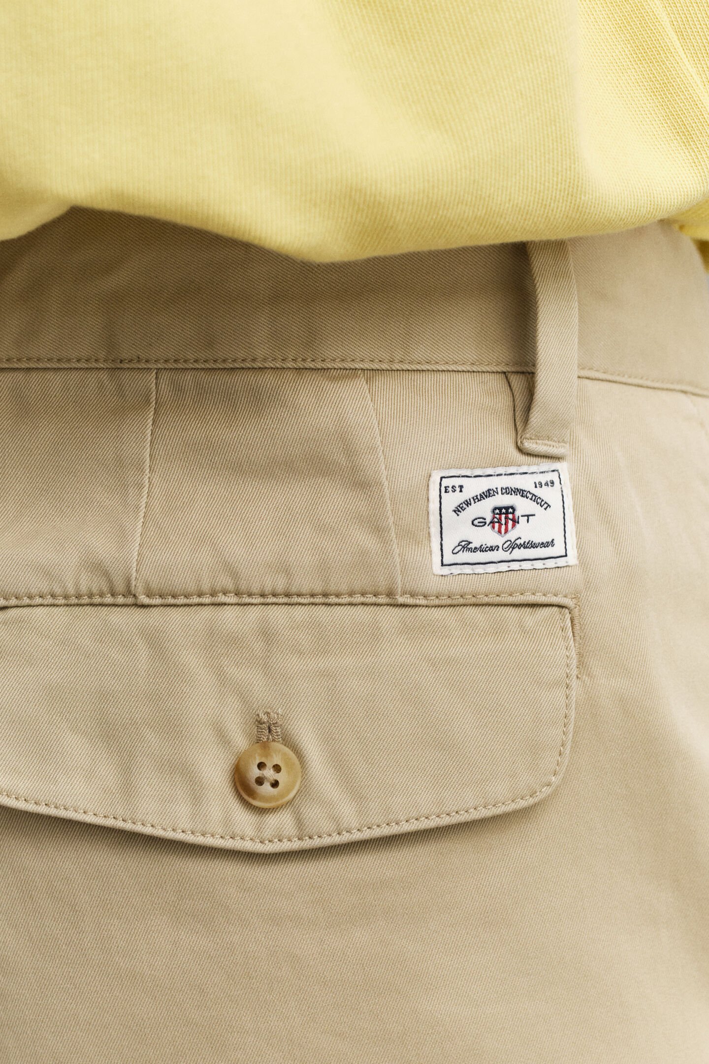 Relaxed Fit Cotton Twill Chinos