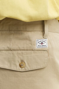 Relaxed Fit Cotton Twill Chinos