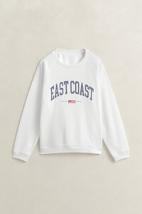 Graphic Print Crew Neck Sweatshirt