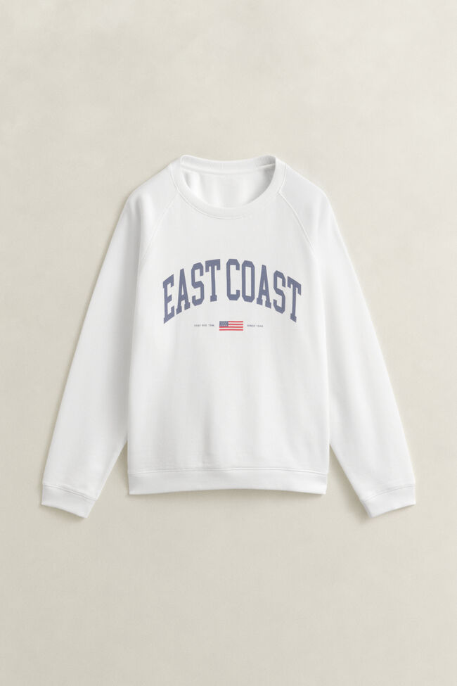 Graphic Print Crew Neck Sweatshirt