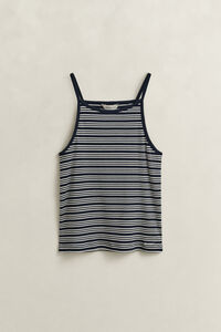 Striped Halterneck Tank Top